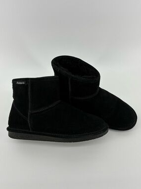 Classic Black Short Shearling Boots Bearpaw Outdoor Y2K Coachella